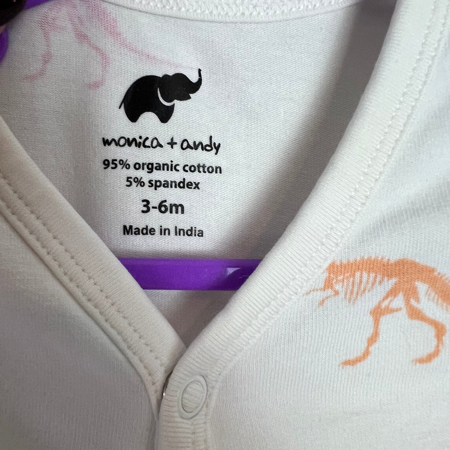 monica + andy romper 3-6M