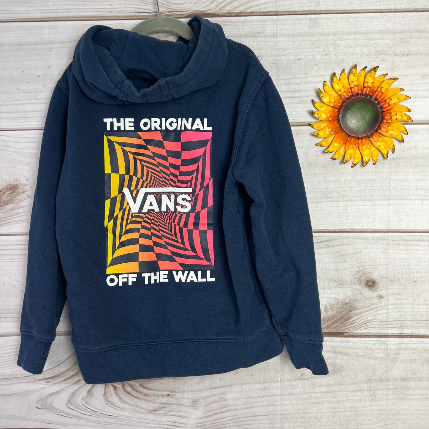 vans gradient check pull over hoodie 6