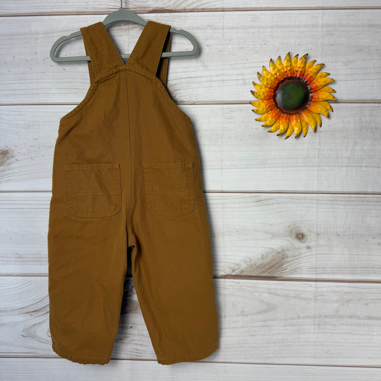 carhartt ruffle front overalls 18M