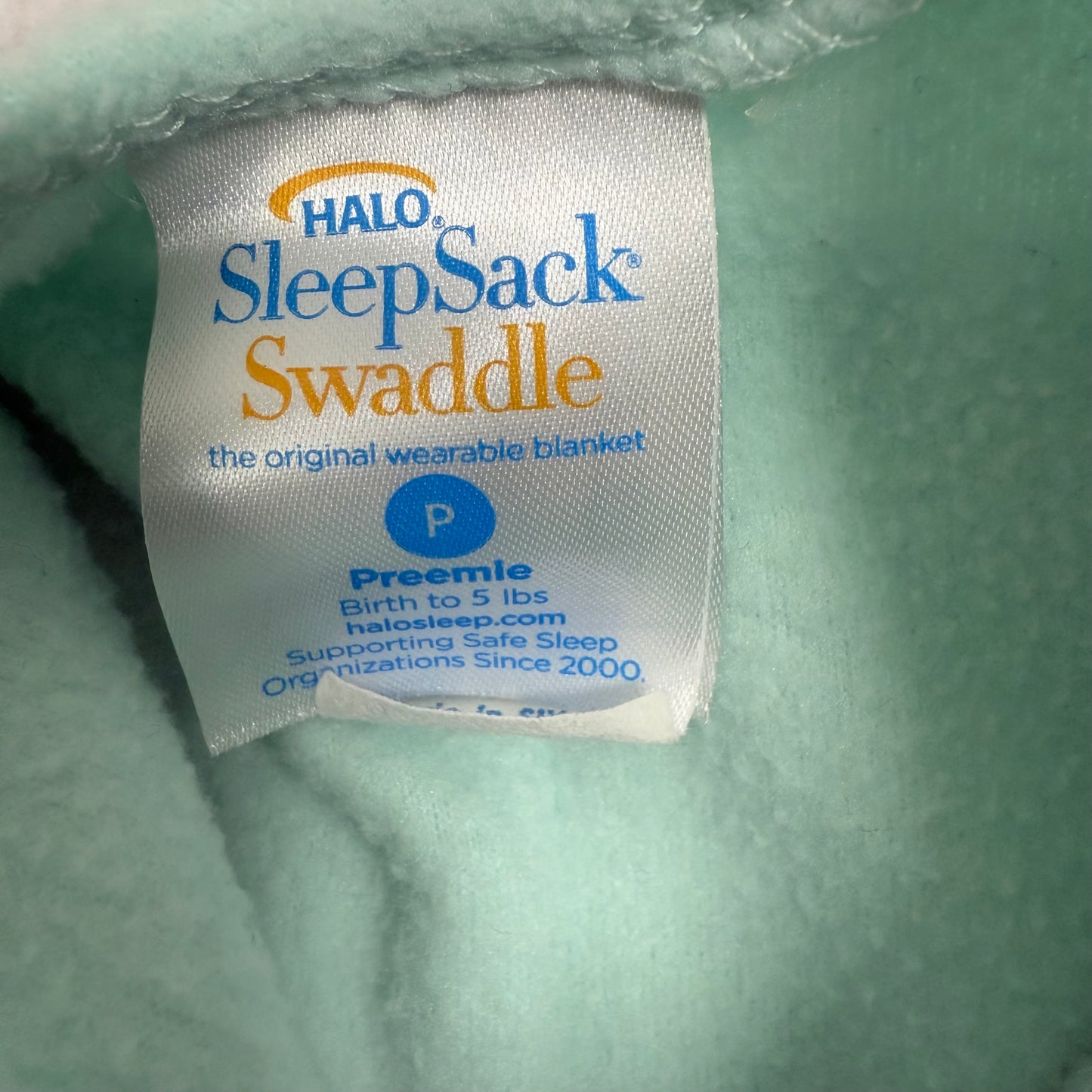 halo fleece swaddle preemie