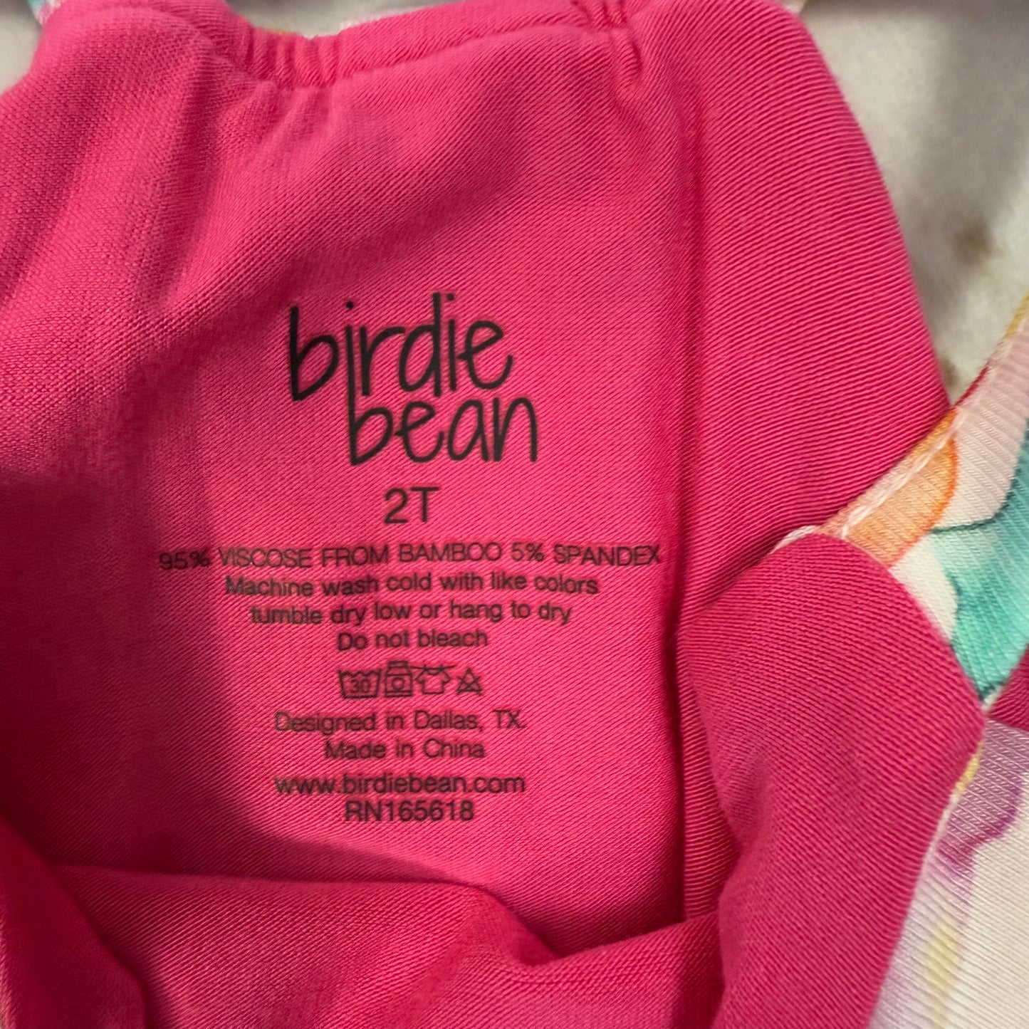 birdie bean twirl bodysuit 2T