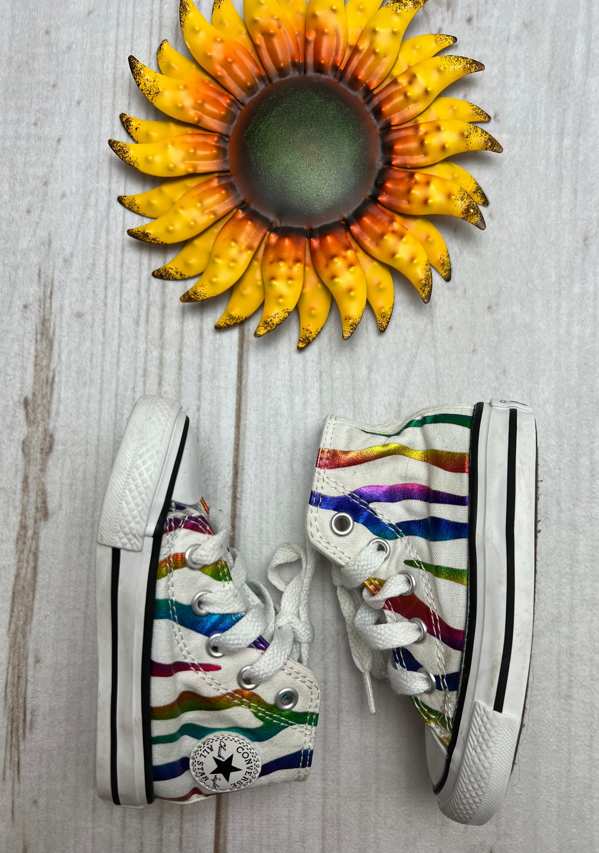 converse all star zebra high tops 5C The Sunflower Baby Shop