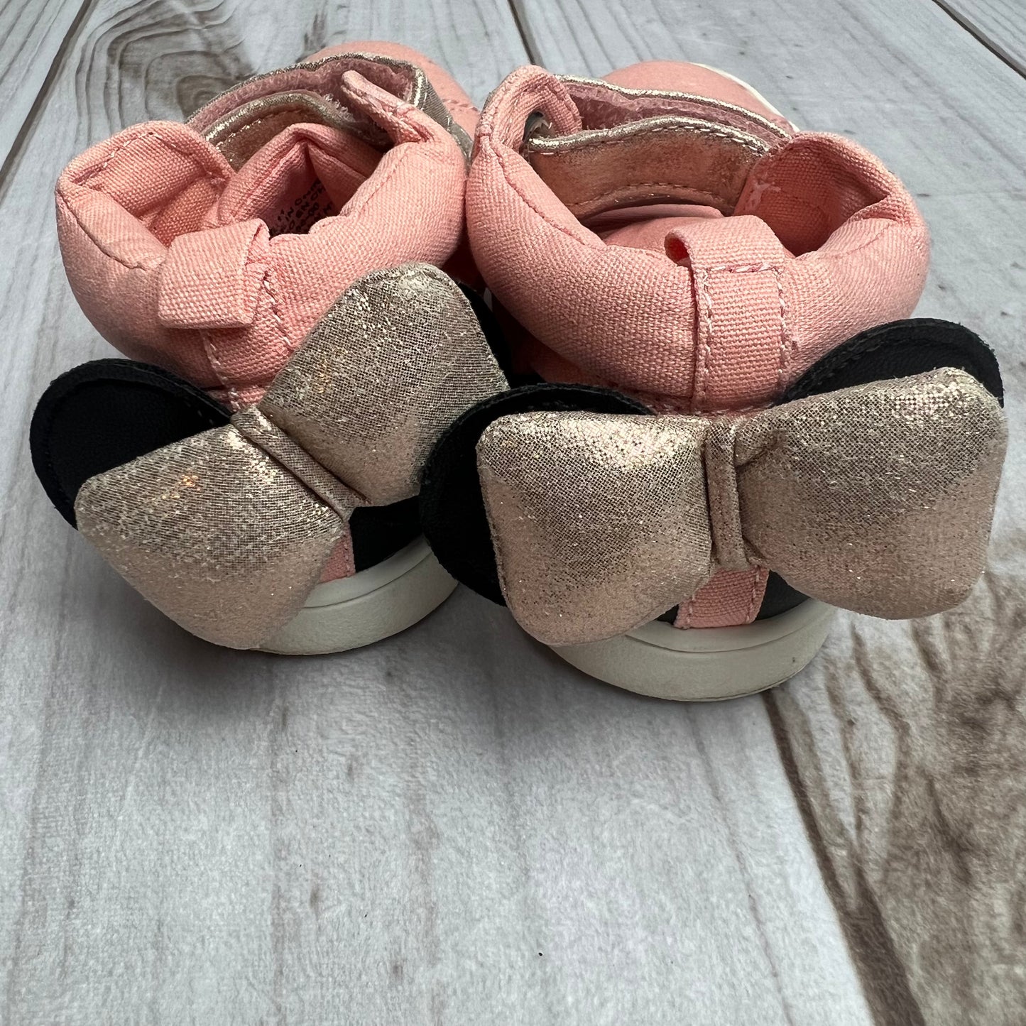 baby gap x disney minnie mouse high tops 11C