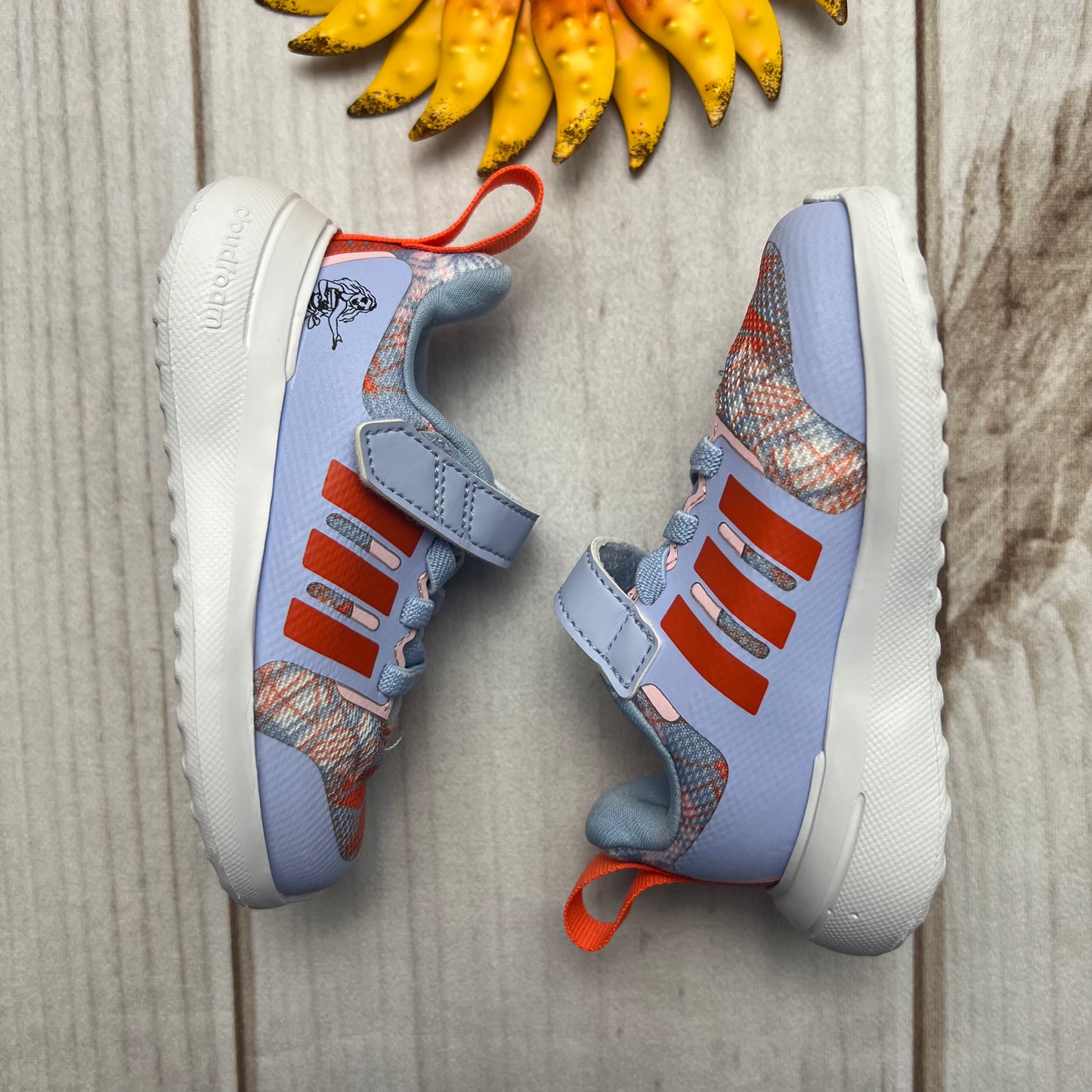 adidas x disney moana fortarun 2.0 cloudform shoes 5C