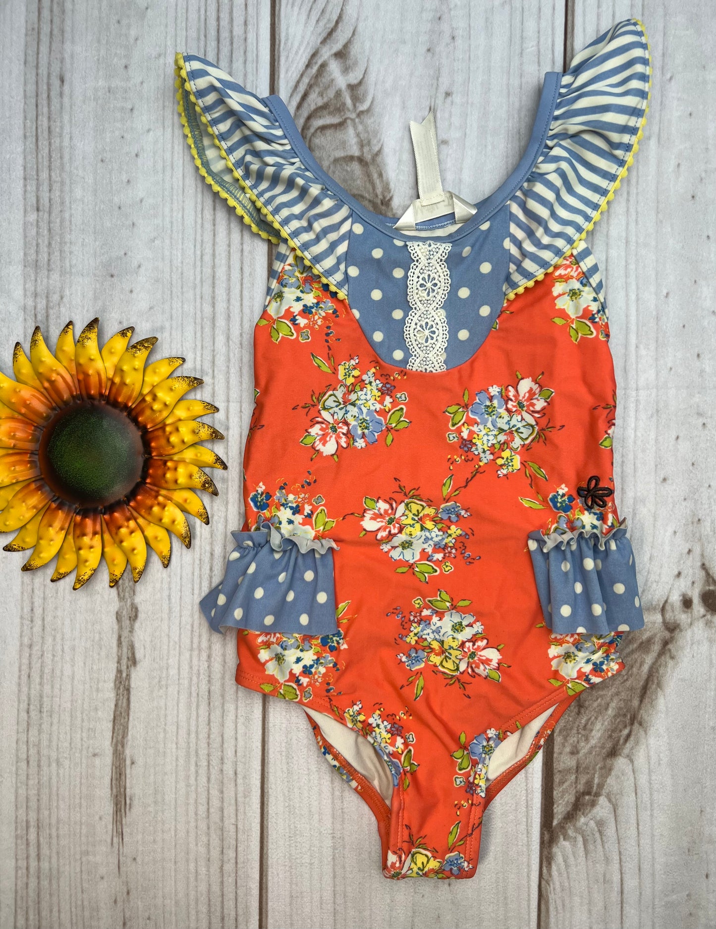 matilda jane one piece swim suit 4T