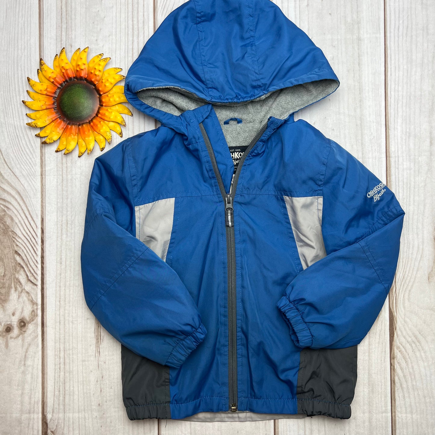 oshkosh lined lightweight jacket 4T