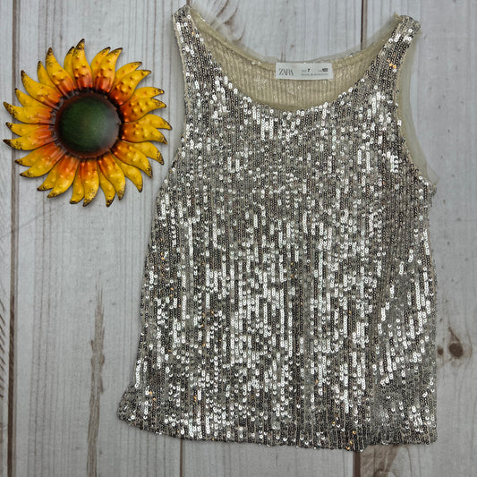 zara sequin tank 7