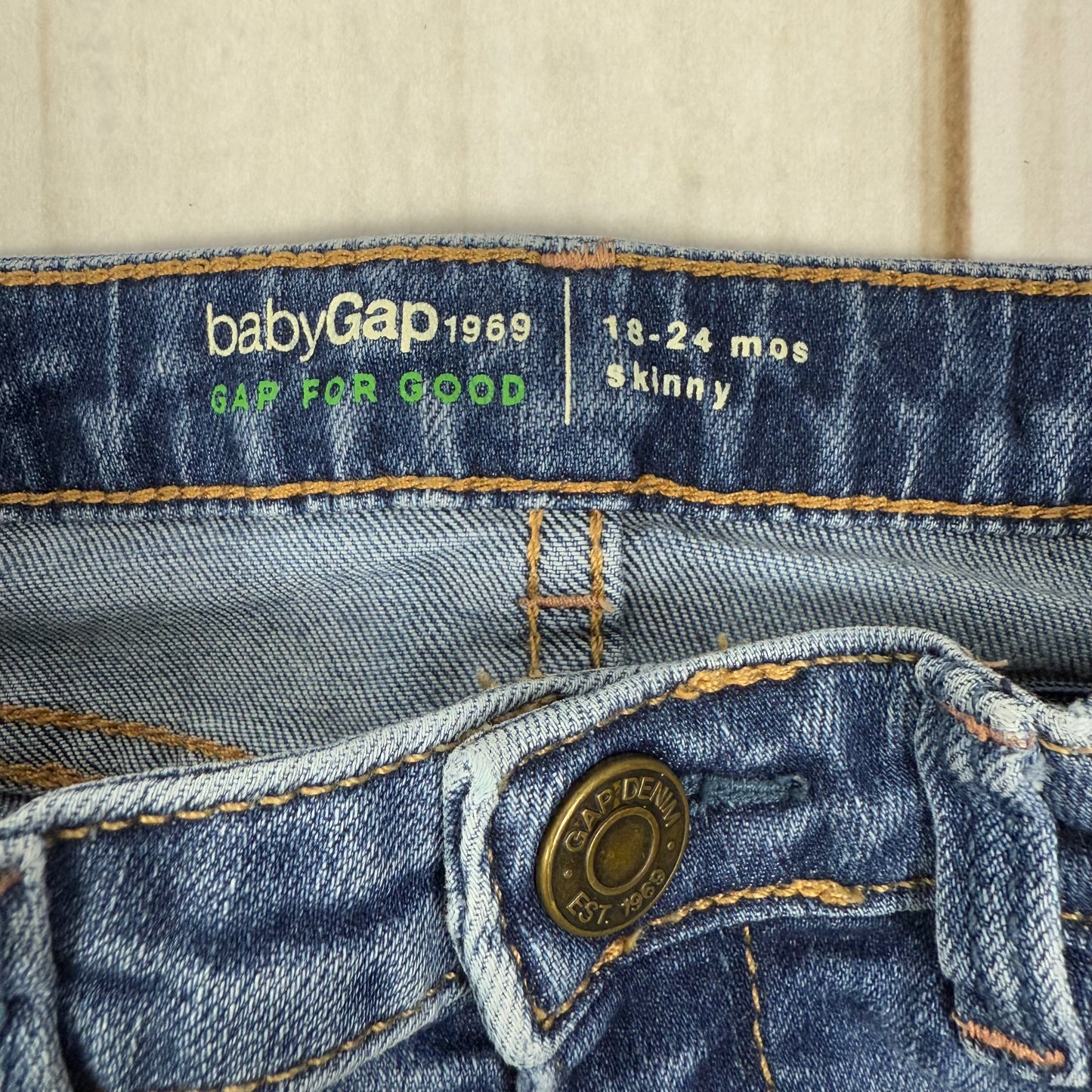 baby gap skinny jeans 18-24M