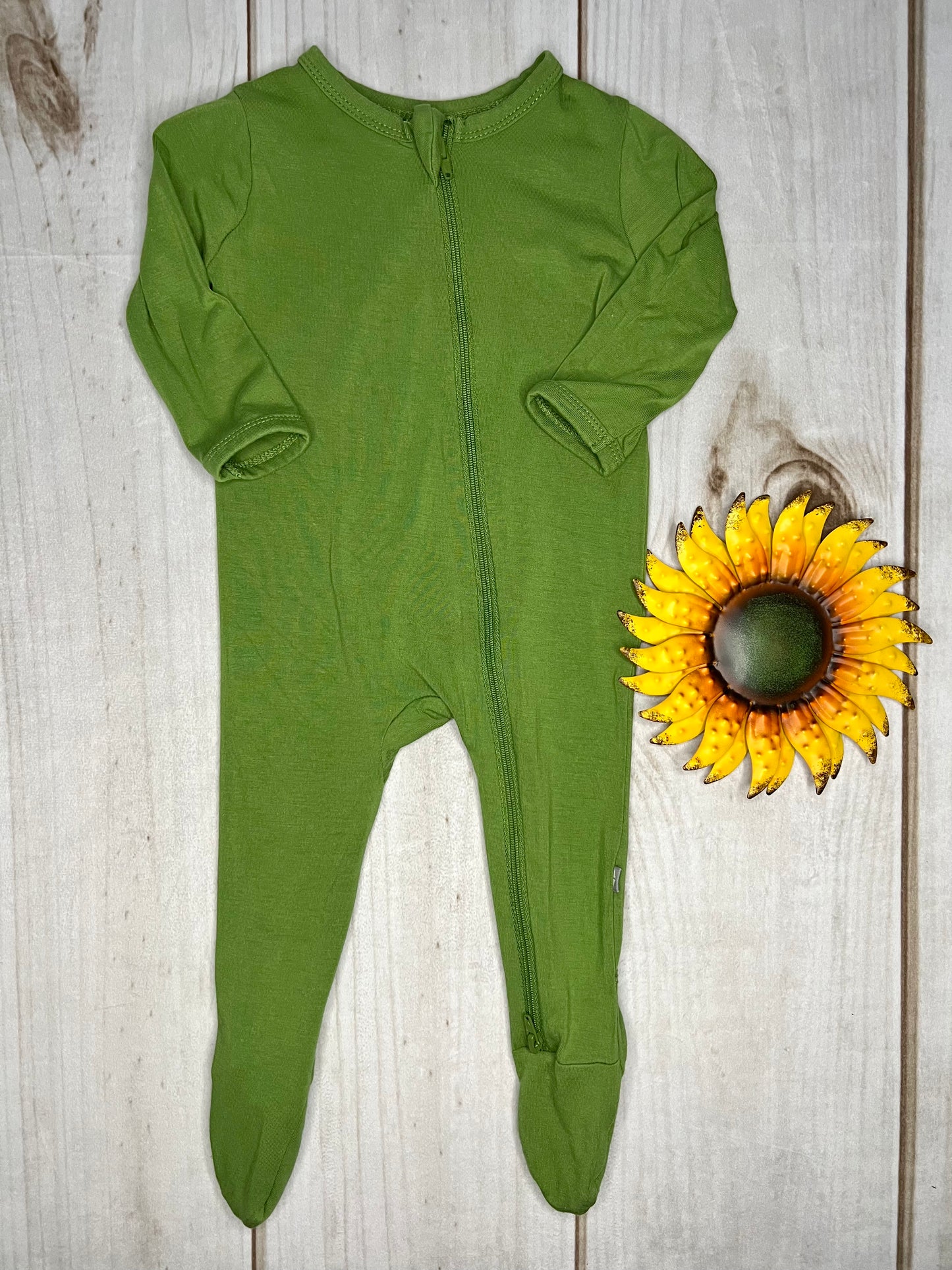 kyte baby zippered footie 3-6M - The Sunflower Baby Shop