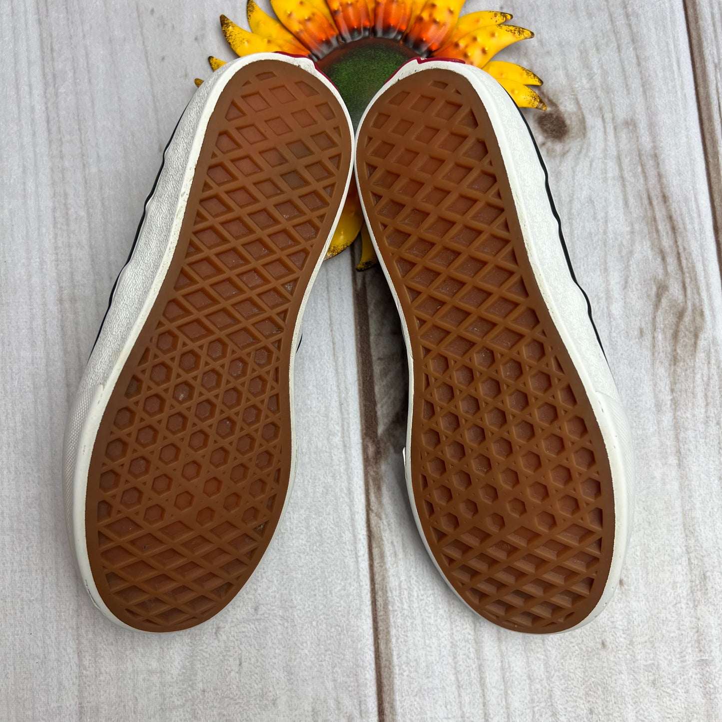 vans asher sunflower slip on 2Y