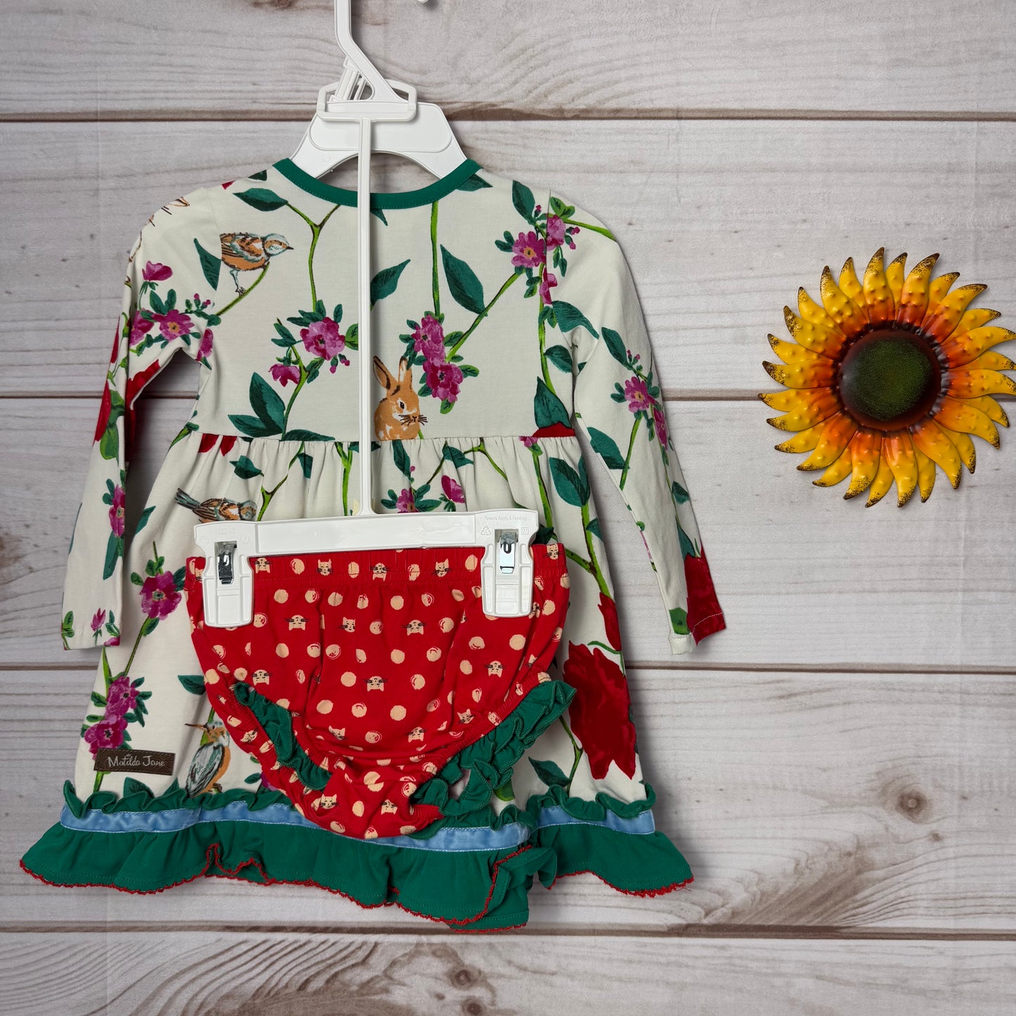 matilda jane holiday dress set 12-18M