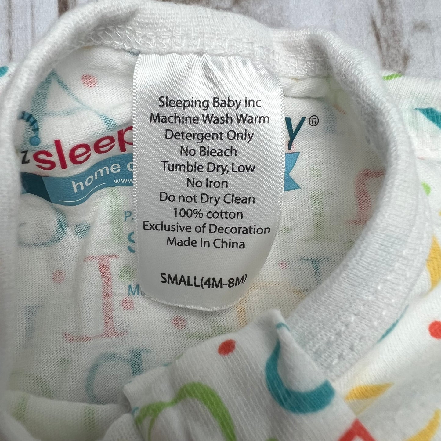 zipadee zip sleep cotton sack S