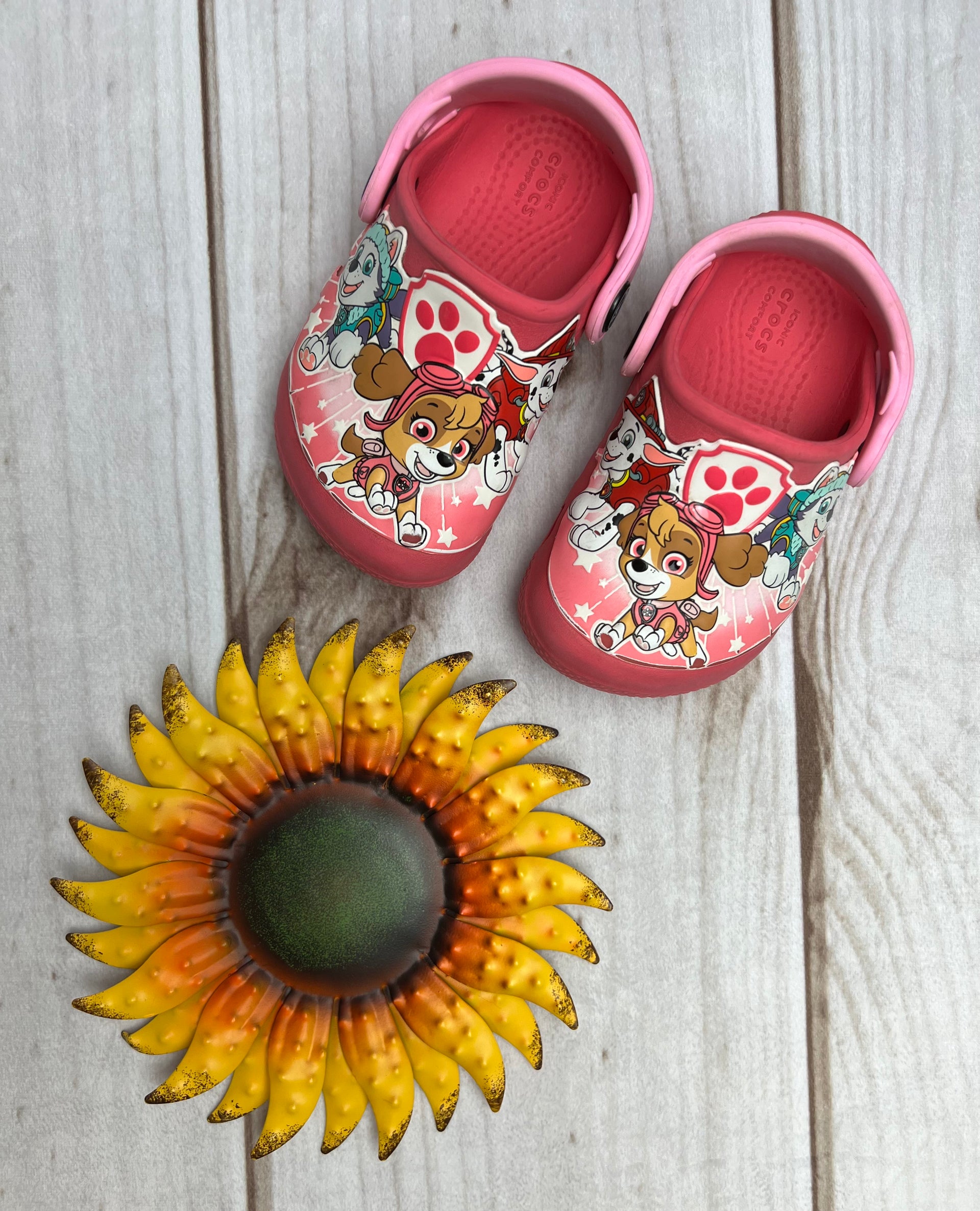 Baby paw hot sale patrol crocs