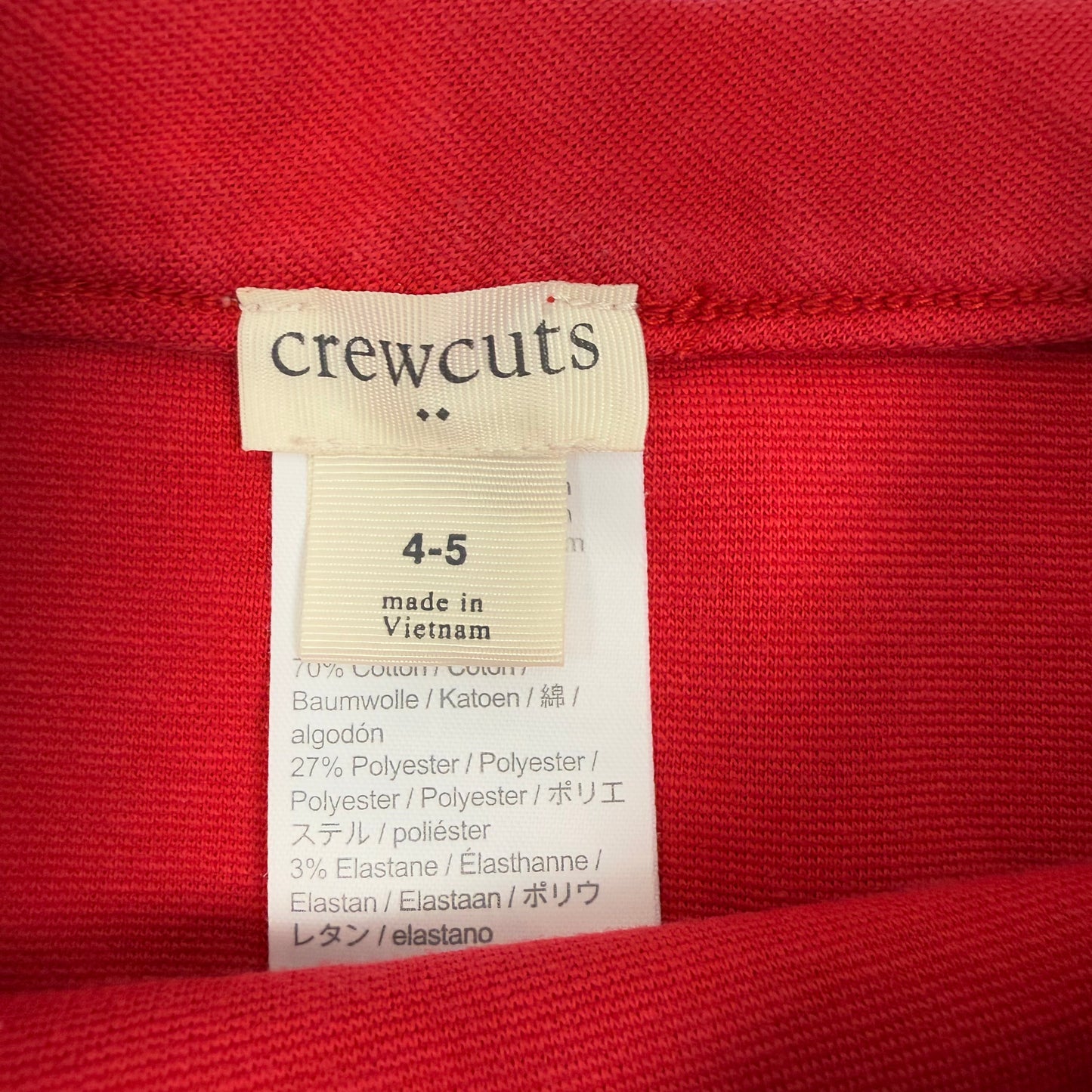 crewtcuts skirt 4/5T