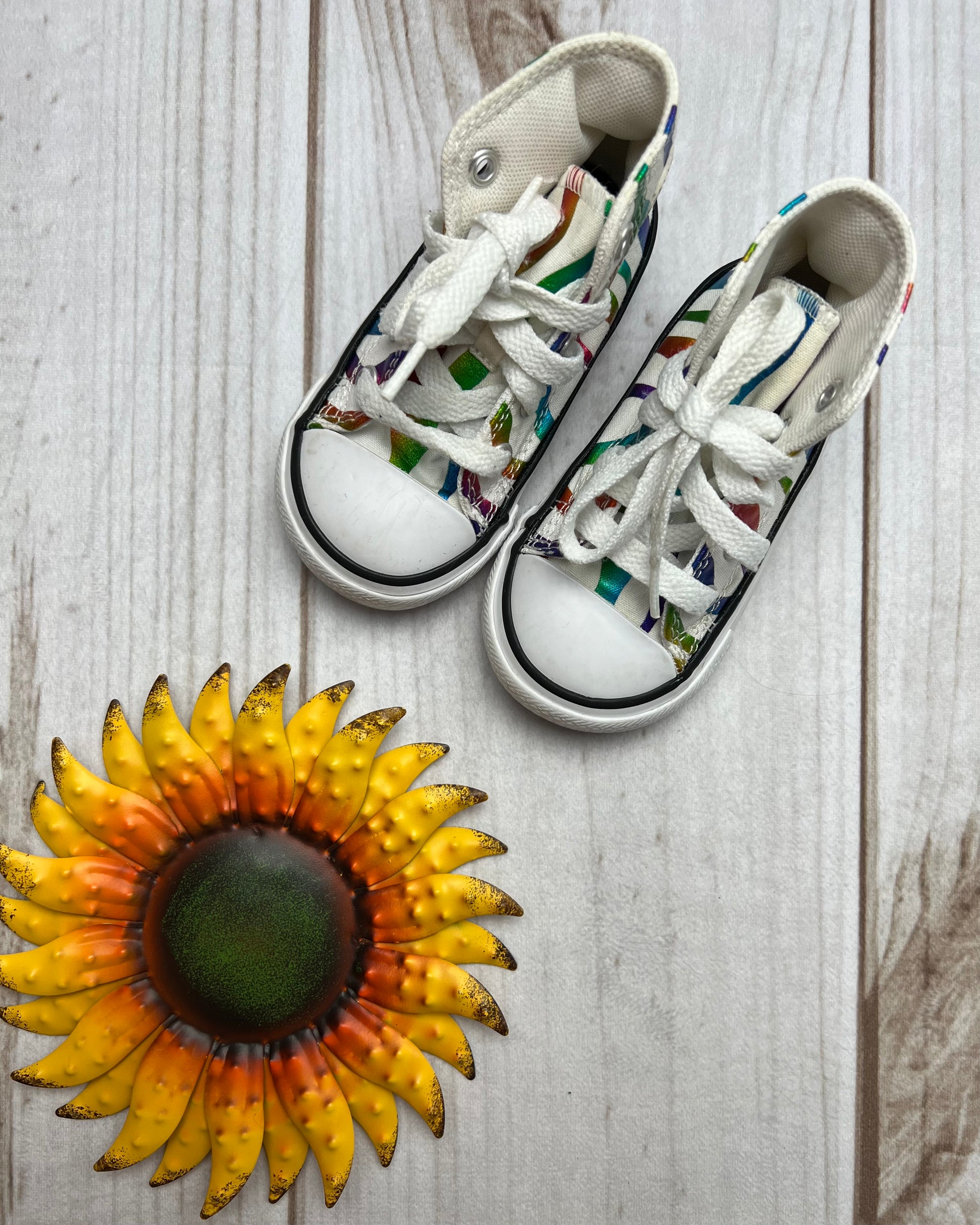 Sunflower baby best sale converse