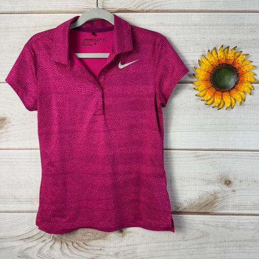 nike dri-fit golf polo S