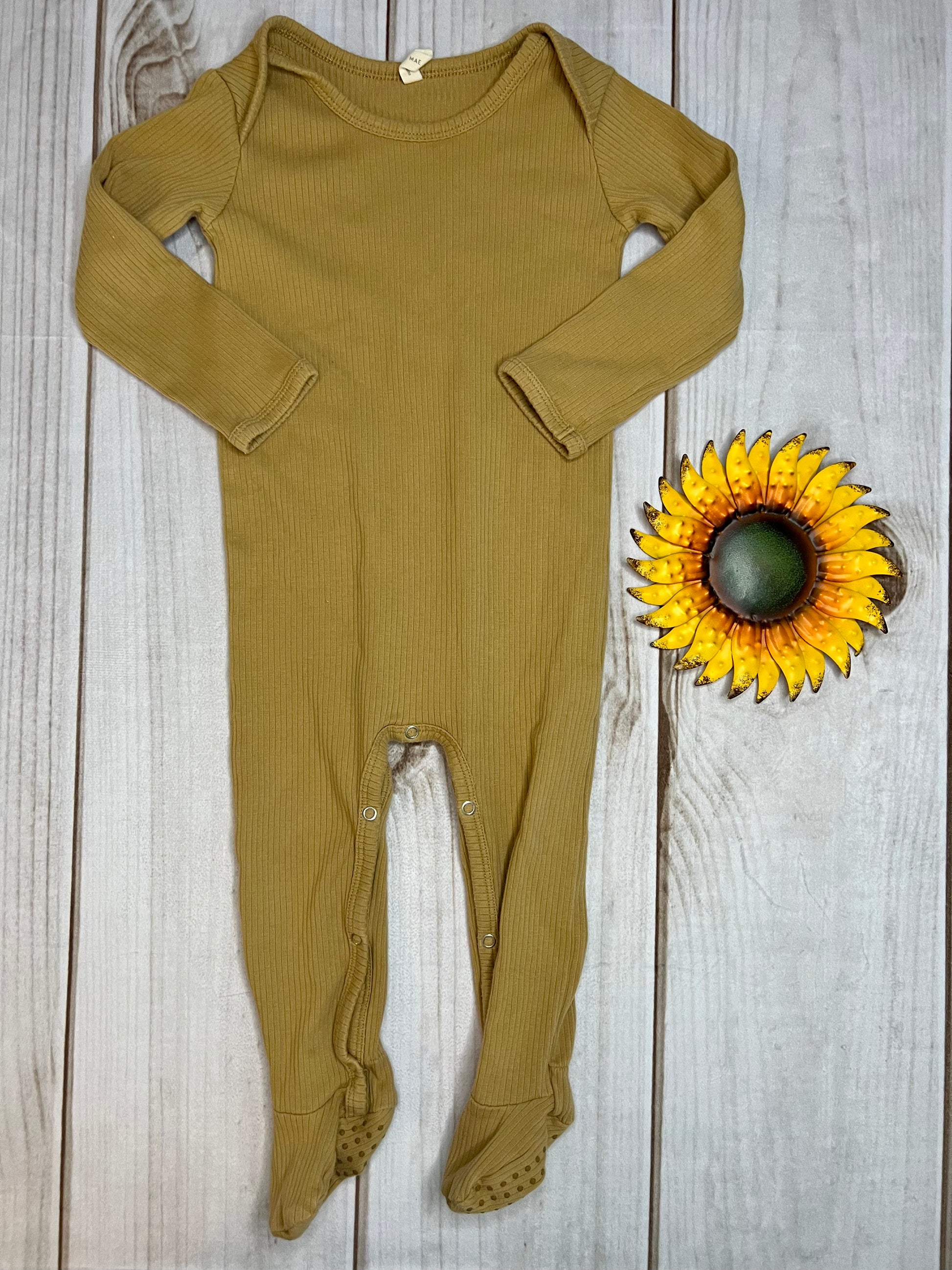 quincy mae snap footie 18-24M - The Sunflower Baby Shop