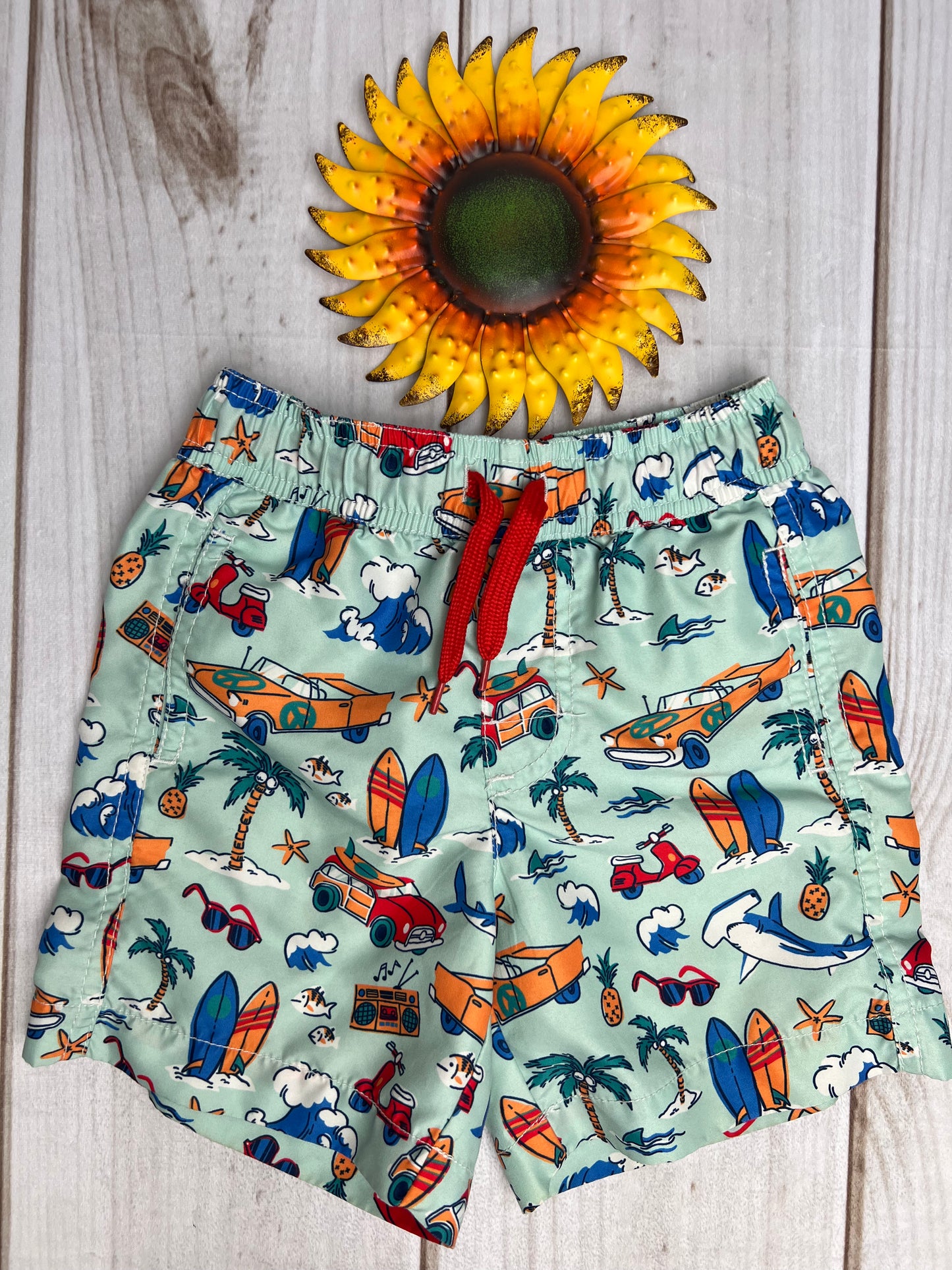 hatley swim trunks 2T