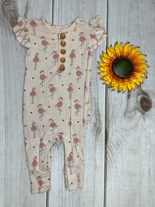 posh peanut romper 0-3M