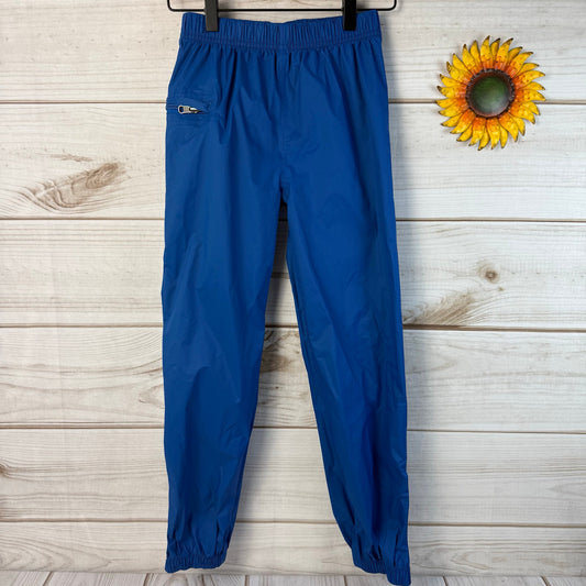 hanna andersson waterproof packable rain pants 130/8