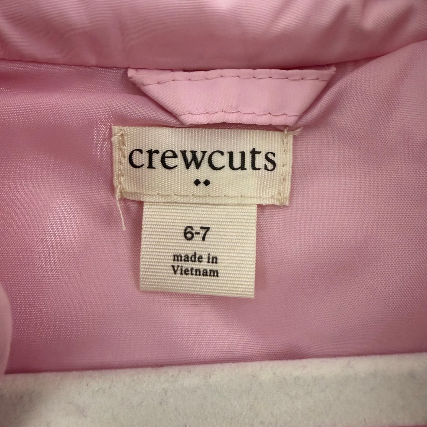 crewcuts girls' quilted vest 6/7
