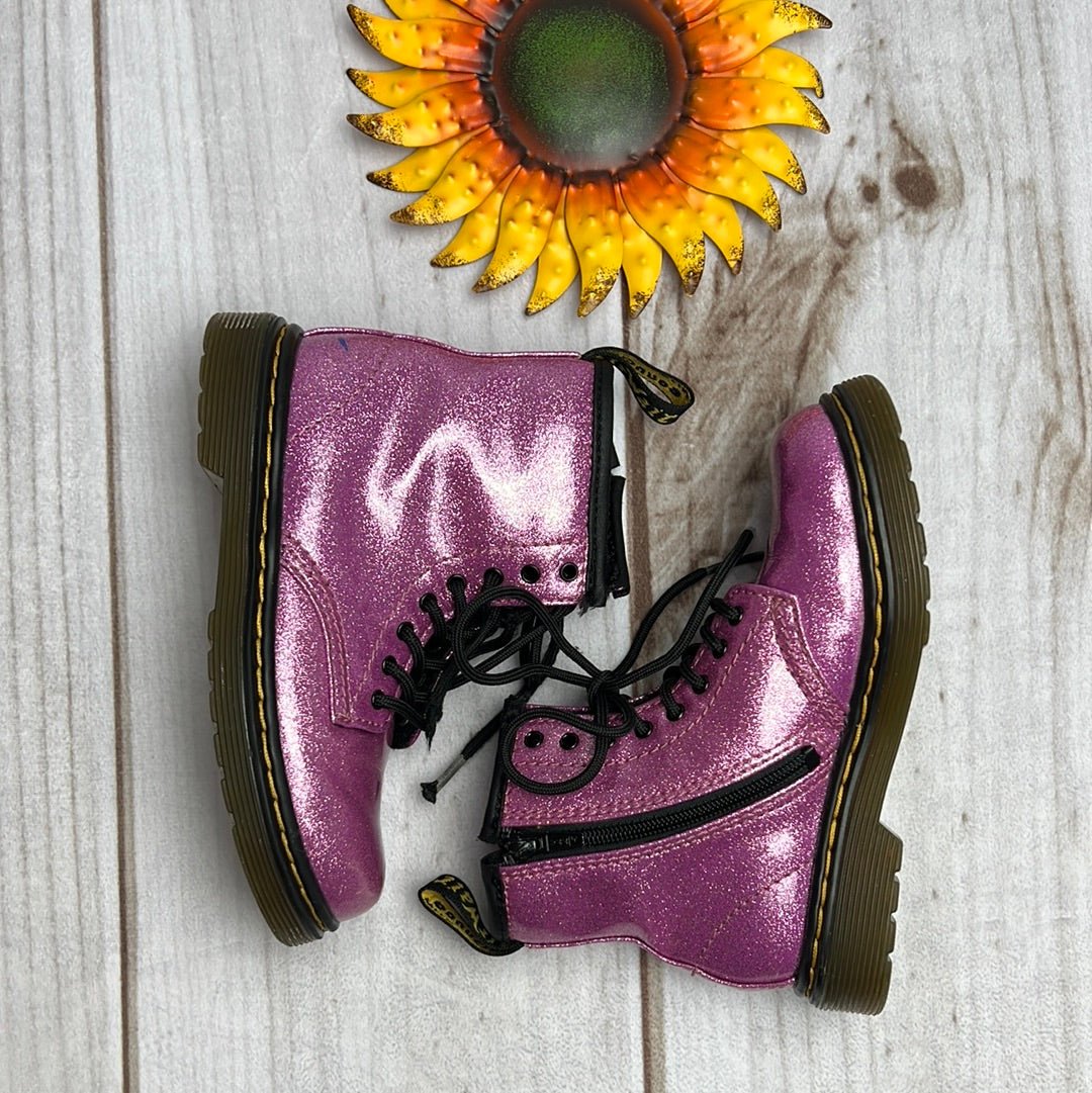 doc martens 1460 glitter ankle boot 10C - The Sunflower Baby Shop