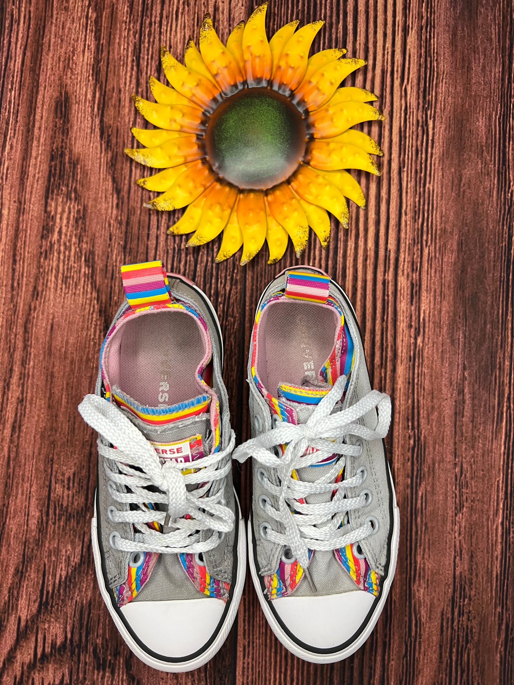 Håbefuld føle forberede converse chuck taylor all star double-upper striped sneakers 13 – The  Sunflower Baby Shop