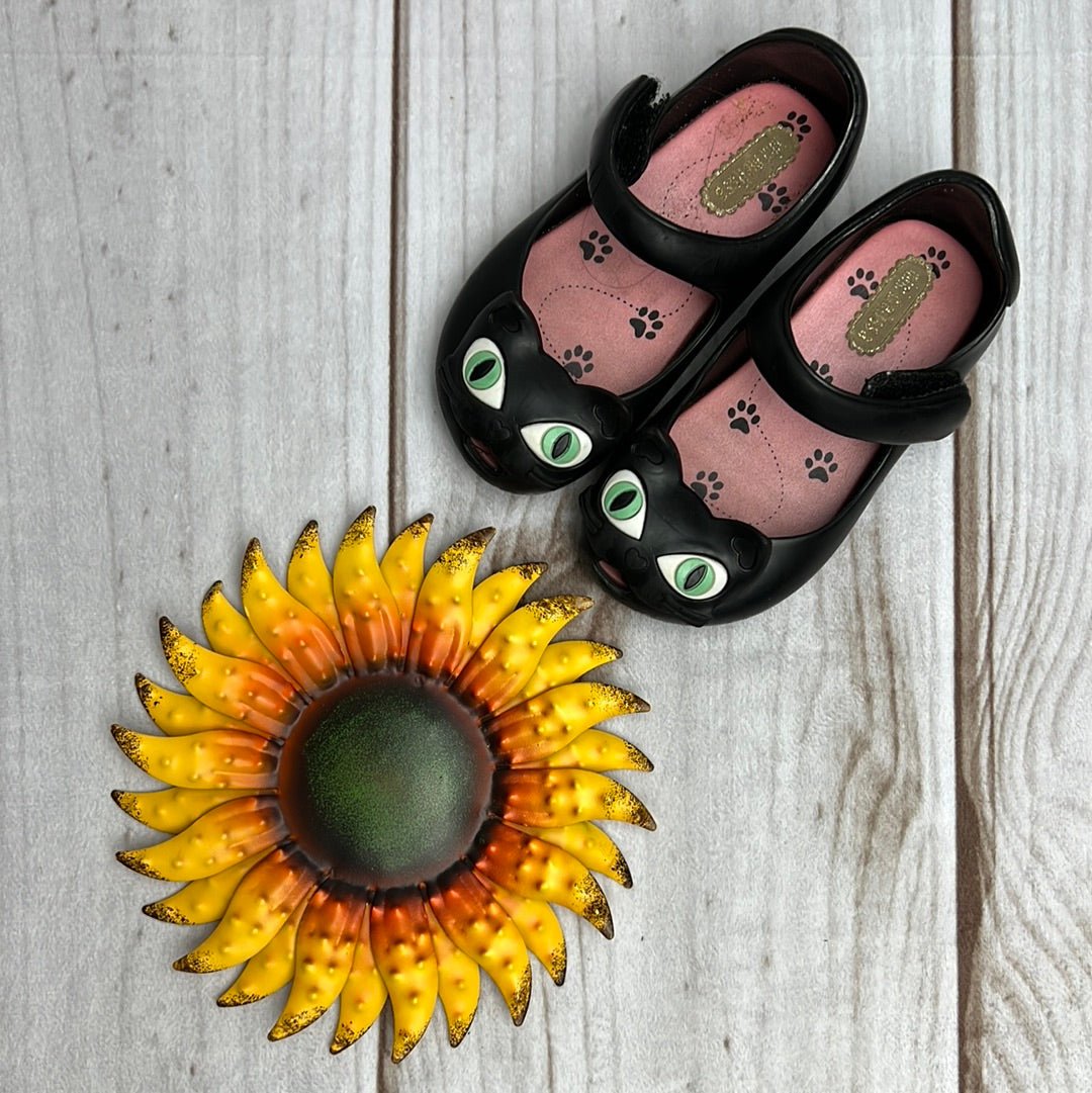 mini melissa black cat 7C - The Sunflower Baby Shop