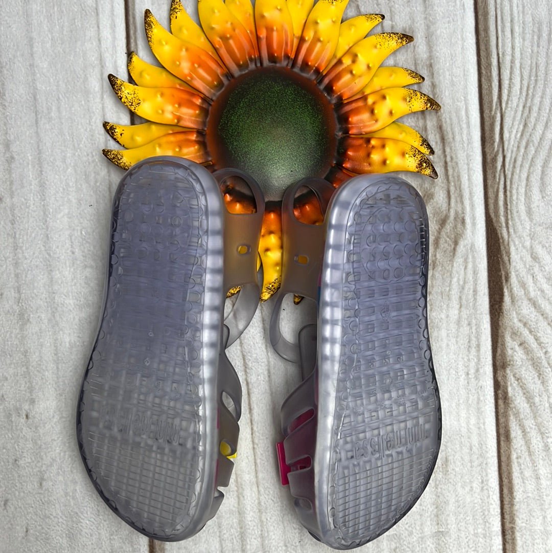 mini melissa emoji sandals 9C - The Sunflower Baby Shop