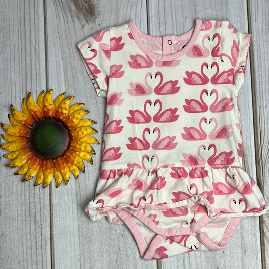 monica + andy short sleeve bodysuit 9-12M - The Sunflower Baby Shop