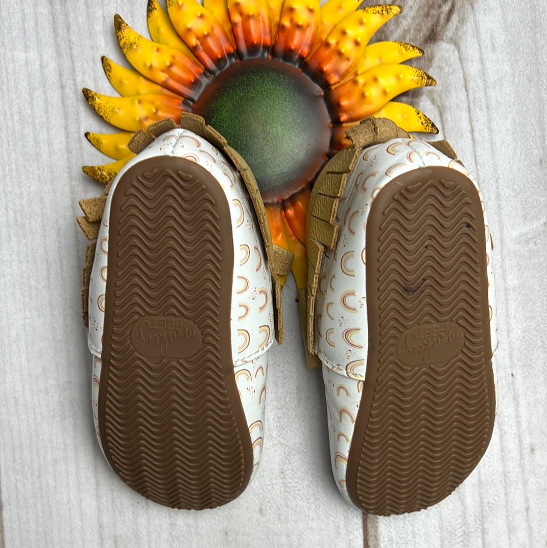 monkey feet moccasins 2/3Y - The Sunflower Baby Shop