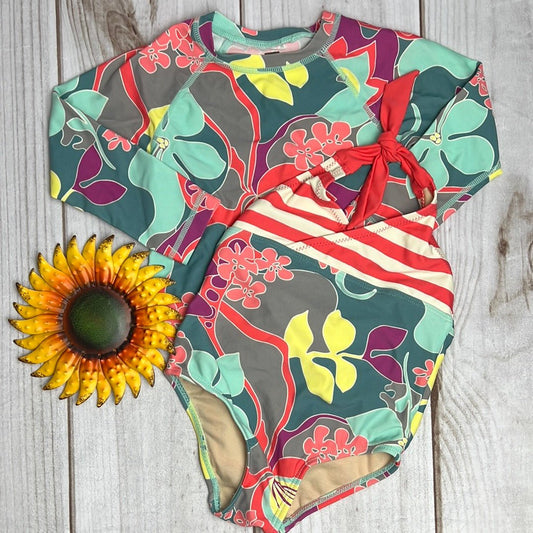 tea collection swim set 2T - The Sunflower Baby Shop