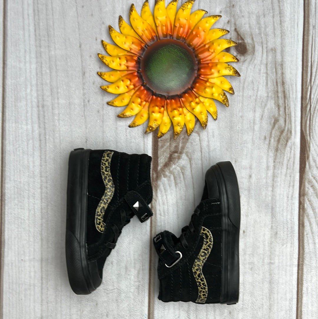 vans sk8-hi stud leopard 5.5C - The Sunflower Baby Shop