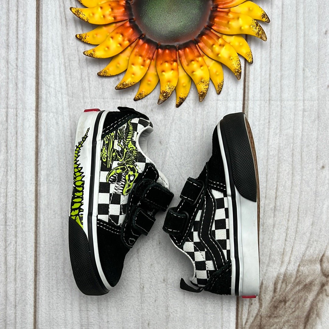 vans ward v dino sneakers 4C - The Sunflower Baby Shop