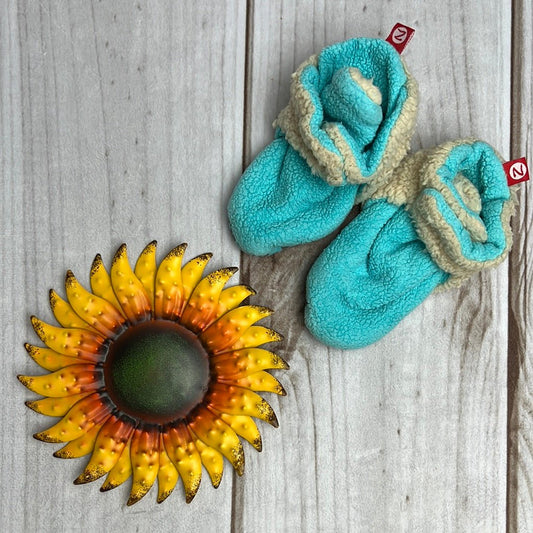 zutano cozy booties 18M - The Sunflower Baby Shop